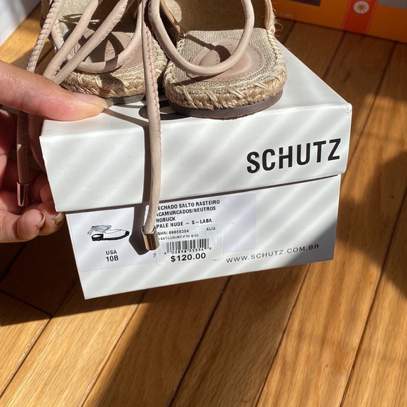 Schutz pale nude laba espadrilles